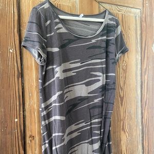 Camo T-Shirt Dress